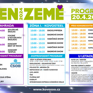Program - DEN ZEMĚ 2024