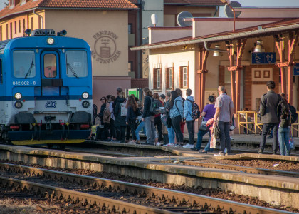 Výluka v úseku Staré Město u UH - Luhačovice