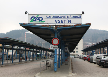 Dočasná změna odjezdových stání na autobusovém nádraží Vsetín