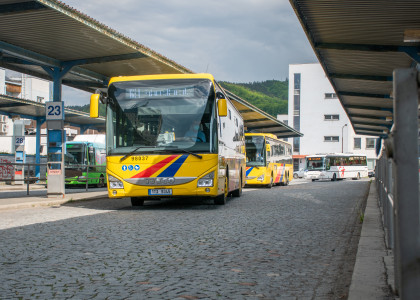 Přesun nástupišť na autobusovém nádraží Vsetín