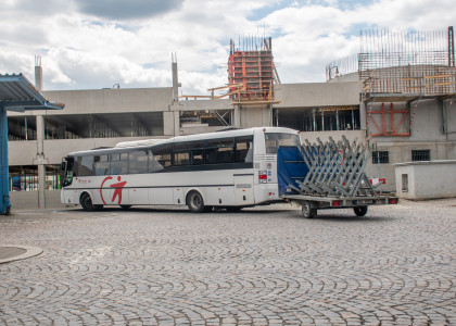 Změna nástupišť na autobusovém nádraží Vsetín